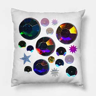 Gems, Sequins and Stars Pillow