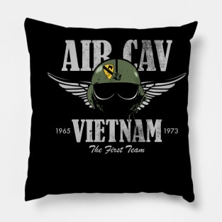 Air Cav Vietnam - Huey Pilot Helmet (distressed) Pillow