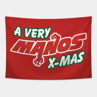 A Very Manos X-Mas! Tapestry