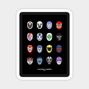 Luchadores Poster Magnet