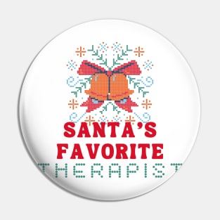 Therapist Christmas Gift Pin