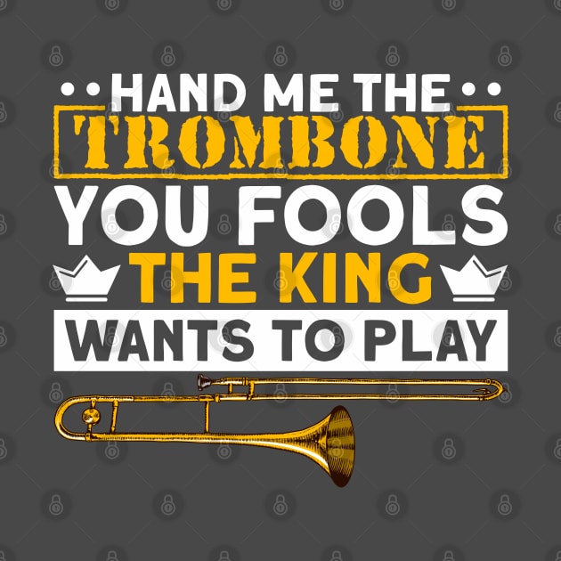 Trombonist Musical Instrument Trombone by Toeffishirts