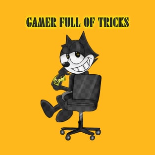 Felix The Cat GAMER FULL OF TRICKS T-Shirt