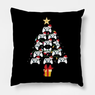 Gaming Christmas Tree Pillow