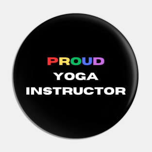 Proud yoga instructor Pin