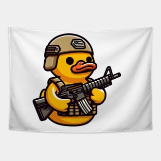 tactical Rubber Duck Tapestry