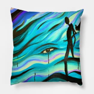 Blue Purgatory Pillow