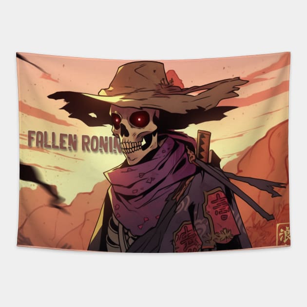 Fallen Lone Ronin Tapestry by PHXouttaASHES