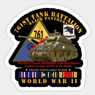 The Black Panthers Drive into Germany: The 761st Tank Battalion