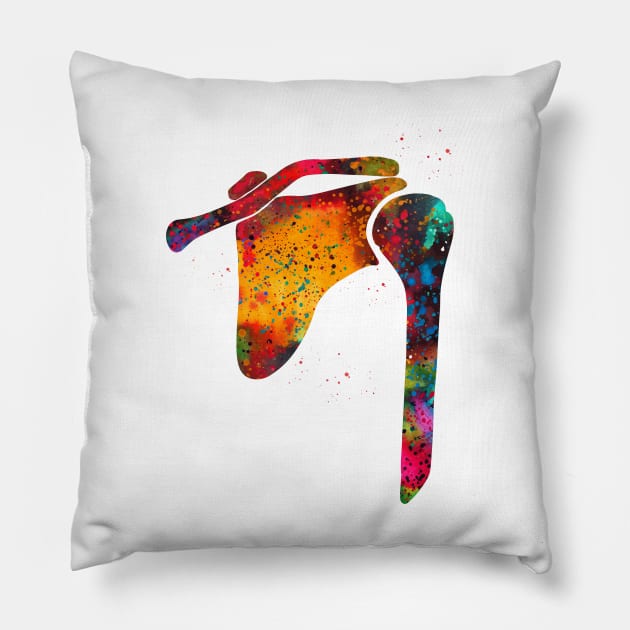 Shoulder Bones Pillow by erzebeth