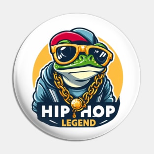 Hop Hop Legend Frog Pin