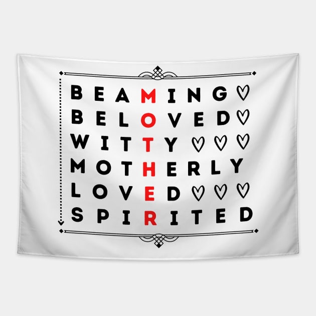 The Word Mother Meaning Tapestry by Creativity Haven