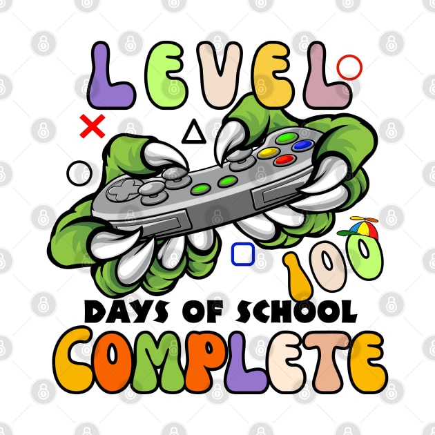 Level 100 Days Of School Unlocked Boys 100th Day Of School by Emouran