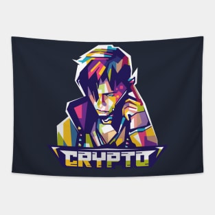 Apex Legends Crypto Geometric art Tapestry