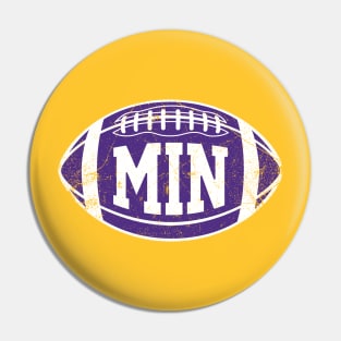 MIN Retro Football - Yellow Pin