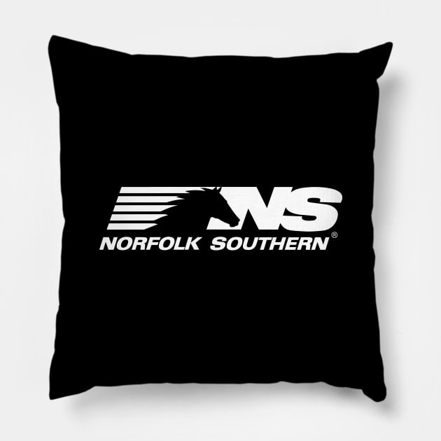 Railroad Design Pillow by AmandaPandaBrand