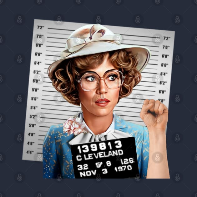 Jane Fonda Mugshot by Zbornak Designs