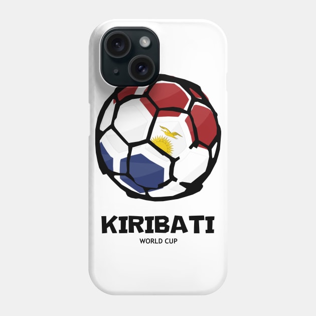 Kiribati Football Country Flag Phone Case by KewaleeTee