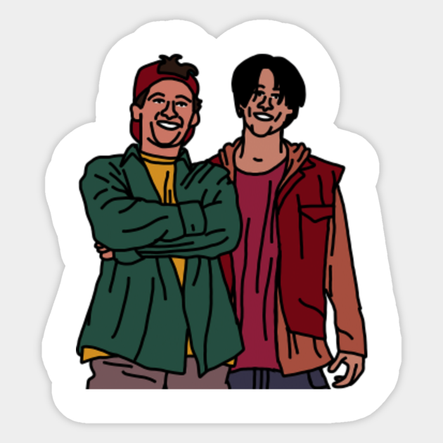 The Bogus Journey - Bill And Ted - Sticker