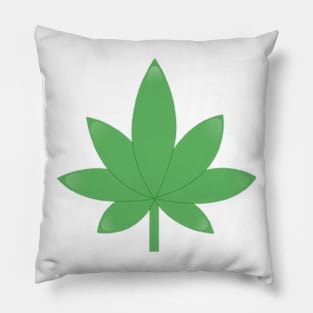 Weed Leaf Pillow
