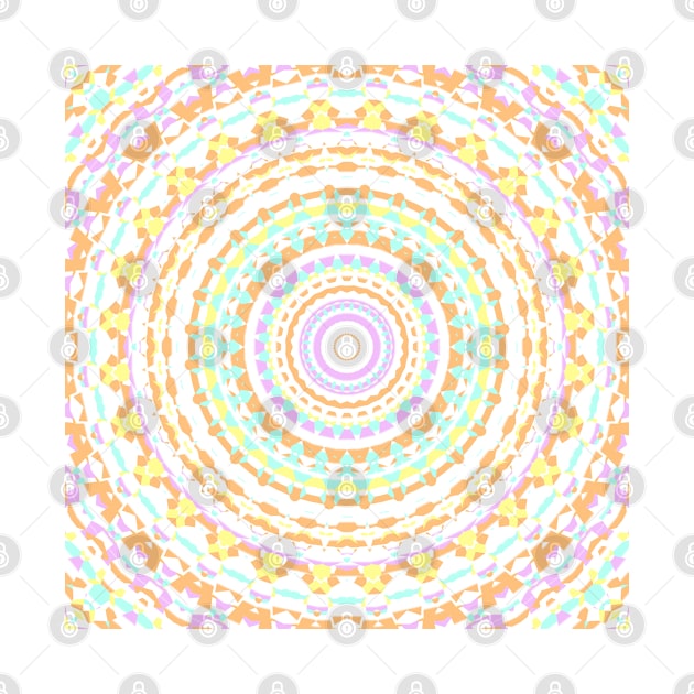 Colorful Funky Mandala by Kaleiope_Studio