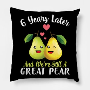 Husband And Wife 6 Years Later And We're Still A Great Pear Pillow