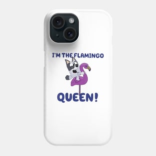 Im The Flamingo Queen Matching Family Vacation Phone Case