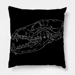 dog skull Pillow