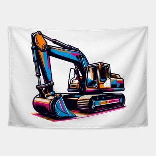 Excavator Tapestry