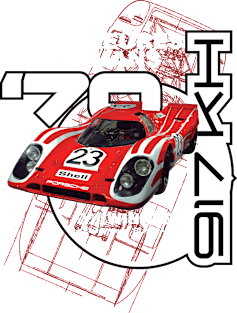 Retro Le Mans 24 Hours T-Shirt - 917 KH Design Magnet