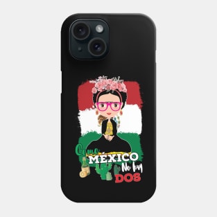 Frida Kahlo Como Mexico no hay dos Independencia de Mexico Bandera de Mexico Phone Case