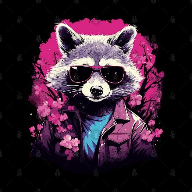 Cottagecore Kawaii Anime Raccoon Men Women Funny Raccoon by KsuAnn