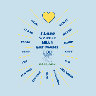 FOD Group Rare Disease Day 2024 I LOVE T-Shirt