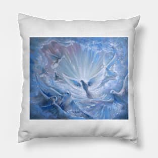 Soul of the Stone: Sapphirine. Entering the Atmosphere Pillow