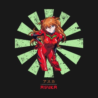 Asuka Evangelion Retro Japanese T-Shirt