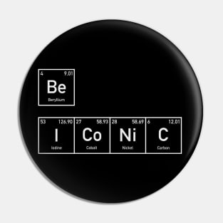 Elementary message: Be iconic Pin