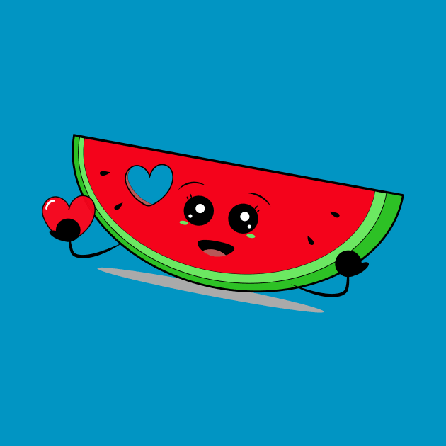 I will give you my heart watermelon by Coowo22