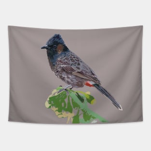 Red-vented Bulbul, Bird Tapestry