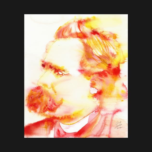 FRIEDRICH NIETZSCHE watercolor portrait.3 by lautir