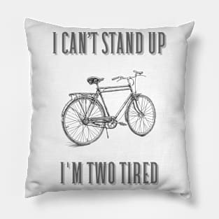 Funny Bike Pun Pillow