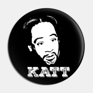 katt williams face illustration T-Shirt Pin