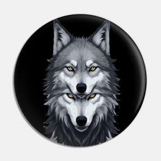 Wolf T Shirt Pin