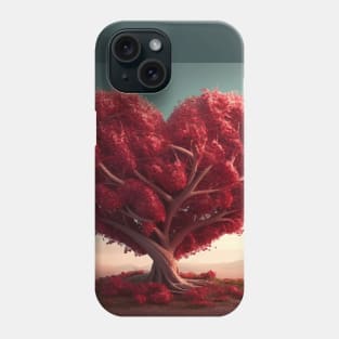 valentine's day tree Phone Case