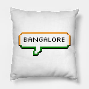 Bangalore India Bubble Pillow