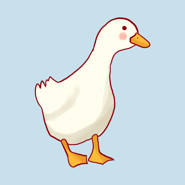 Cute cartoon Duck by Mayarart