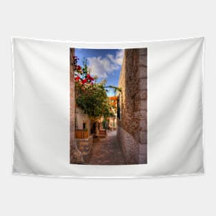 Streets of Halki Tapestry