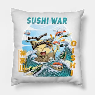 Sushi War Pillow