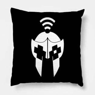 Spartachr1s White Logo Pillow