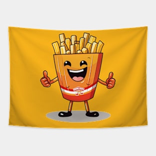 kawaii french fries T-Shirt cute potatofood Tapestry