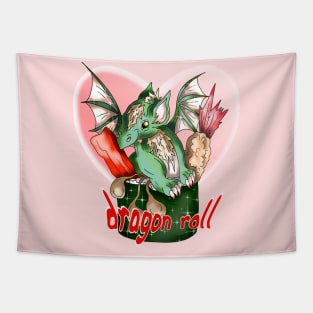 dragon roll sushi Tapestry